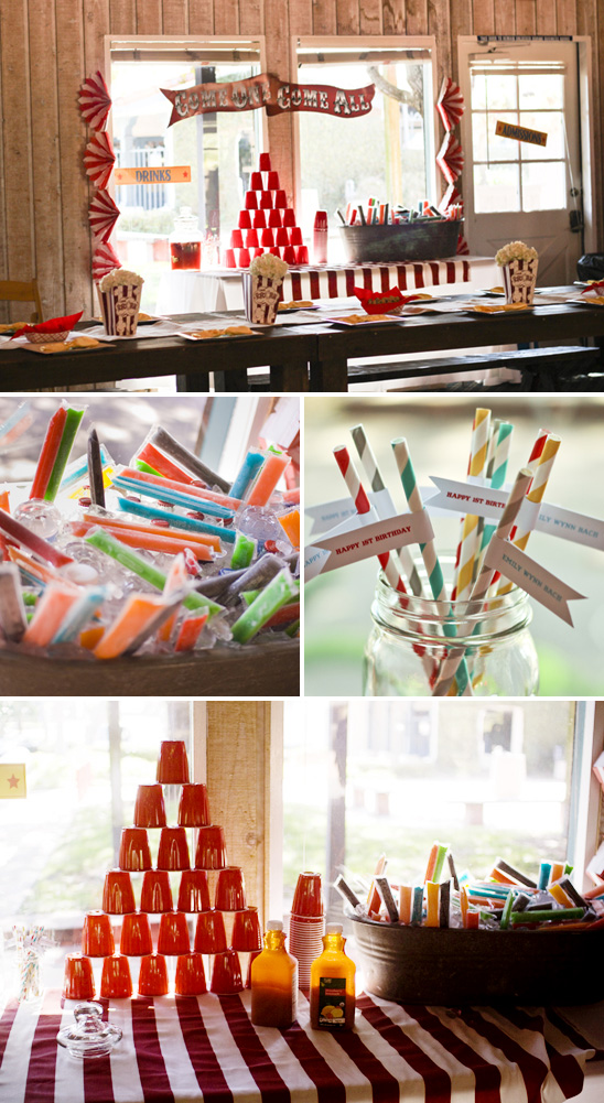 Emily's Vintage Circus Themed Birthday Party