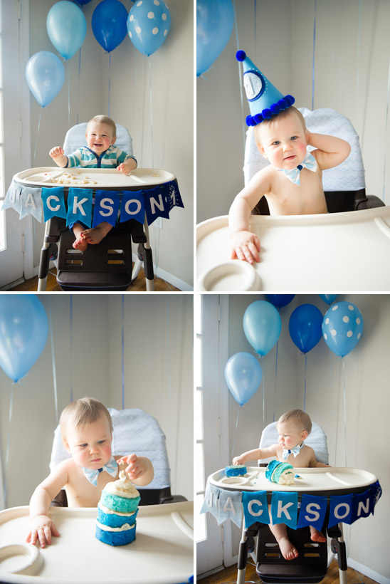Blue Ombre Birthday Party