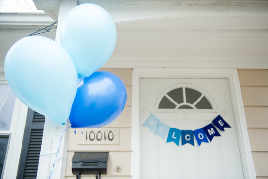 Blue Ombre Birthday Party