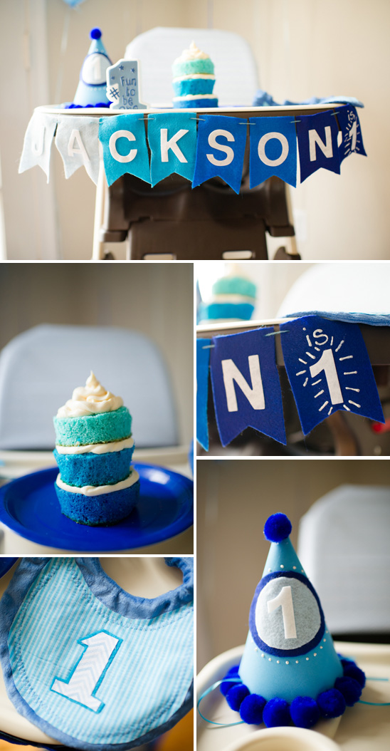 Blue Ombre Birthday Party
