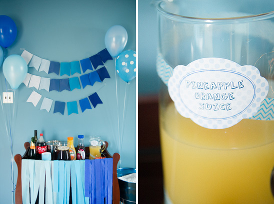 Blue Ombre Birthday Party