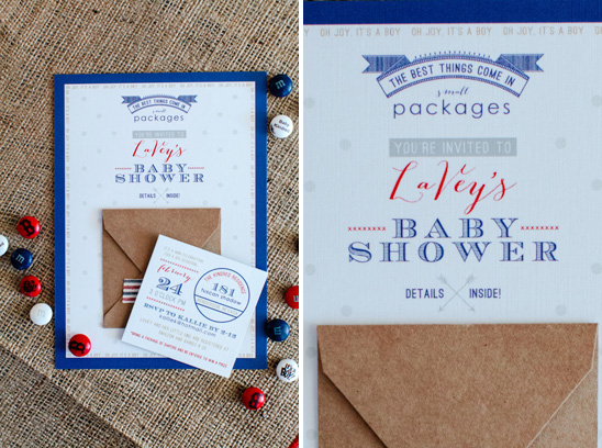 Red, Navy, and White Baby Shower Inspired by the Red Sox