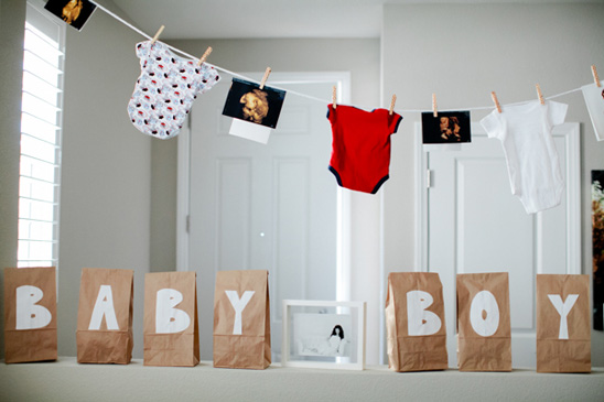 Red, Navy, and White Baby Shower Inspired by the Red Sox