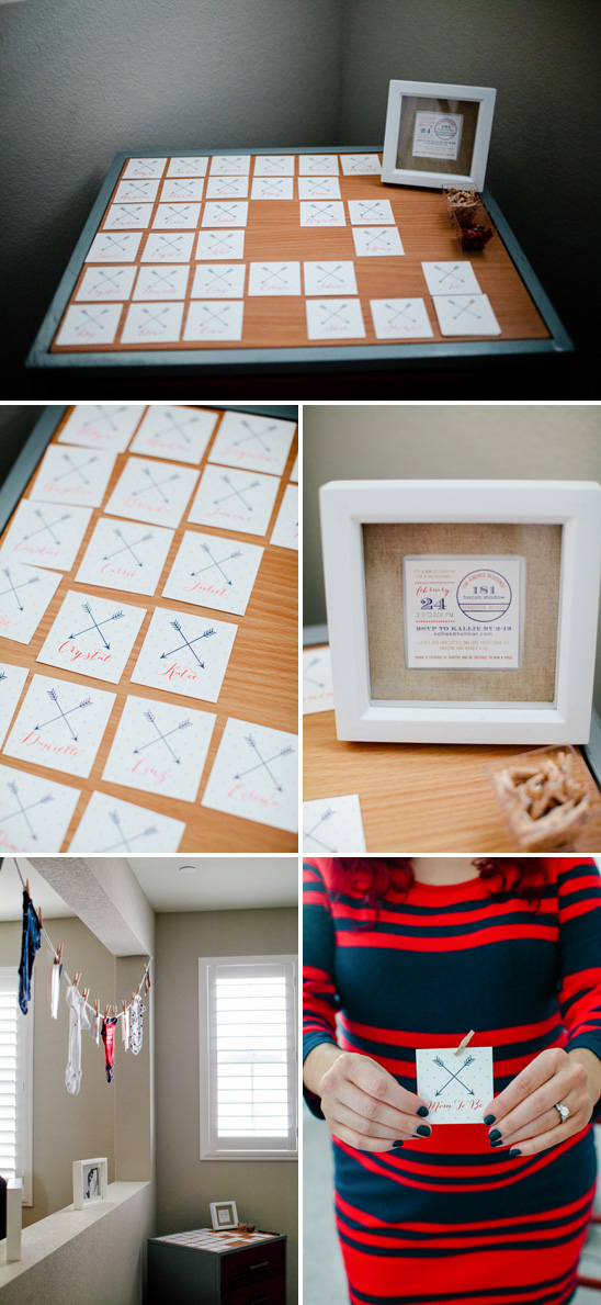 Red, Navy, and White Baby Shower Inspired by the Red Sox