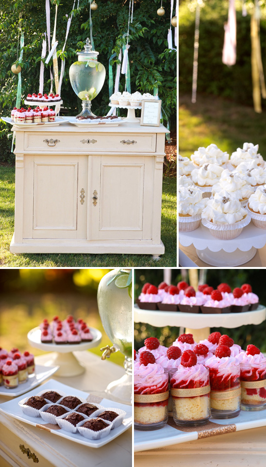 Beautiful Outdoor Baby Shower in Mint, Pink, and Gold