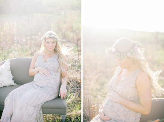Lovely Feminine Maternity Shoot