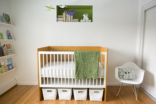 Modern Green and White Nursery