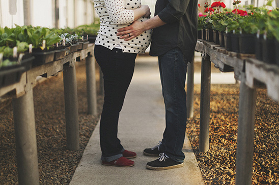 Greenhouse Maternity Shoot