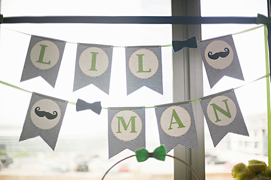 Little Man Themed Baby Shower