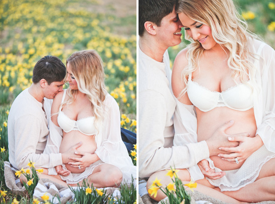 Beautiful Boudoir Maternity Session