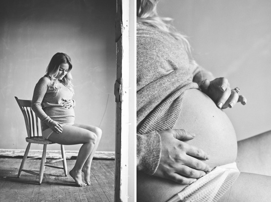 Beautiful Boudoir Maternity Session