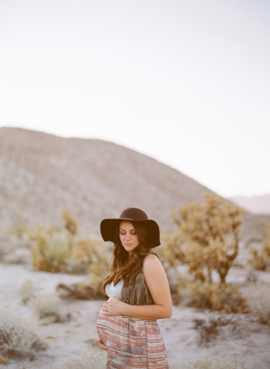 Bohemian Desert Maternity Session