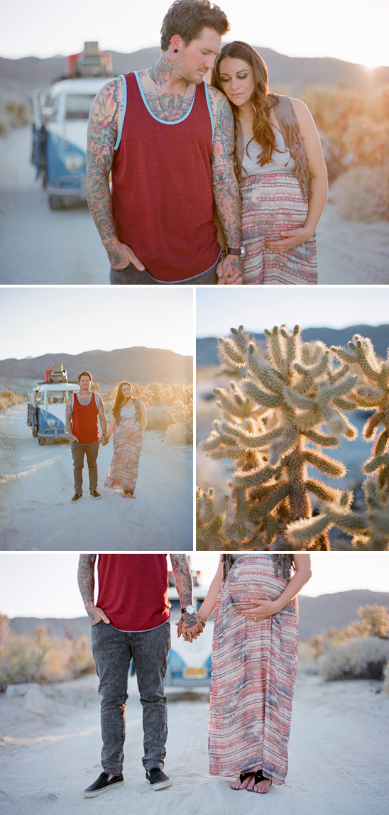Bohemian Desert Maternity Session