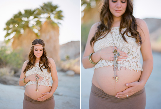 Bohemian Desert Maternity Session