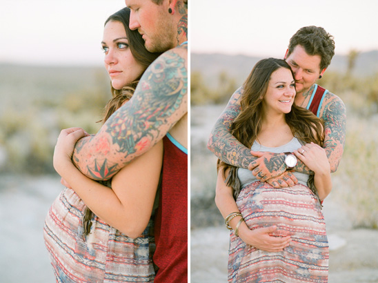 Bohemian Desert Maternity Session