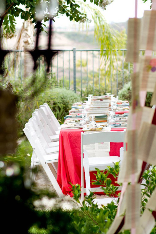 Beautiful Book Themed Baby Shower