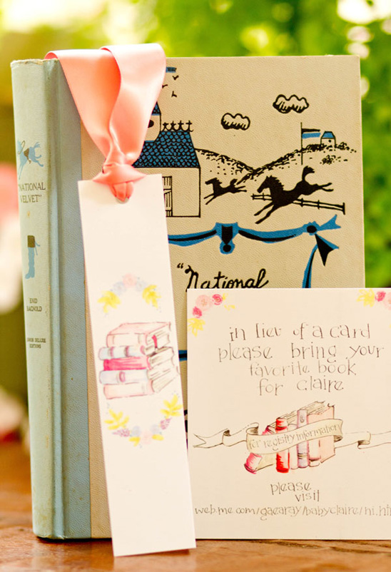 Beautiful Book Themed Baby Shower