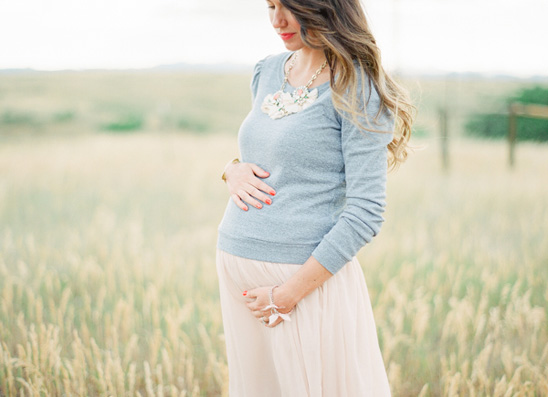 Beautiful Film Maternity Shoot in the Mountains
