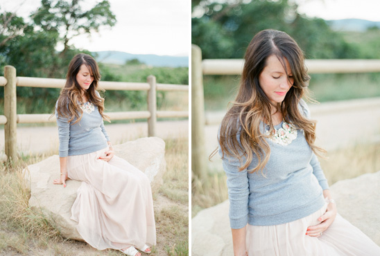 Beautiful Film Maternity Shoot in the Mountains