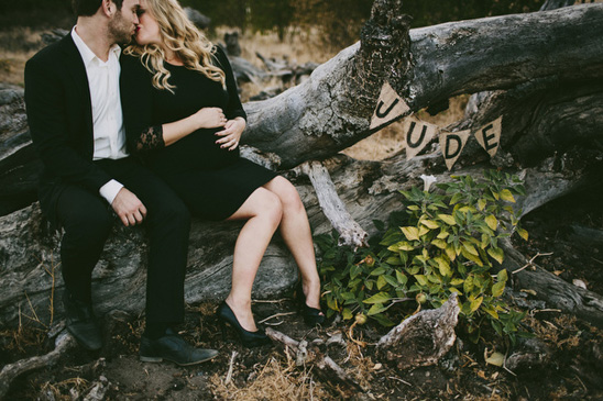 Couple's Glam Maternity Shoot