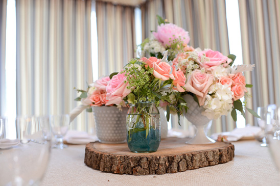 Pretty Aqua and Coral Baby Shower
