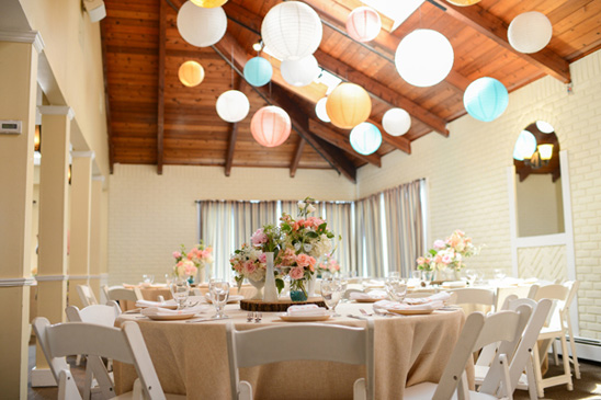 Pretty Aqua and Coral Baby Shower
