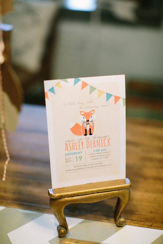 Fox Themed Baby Shower for the Fall Seasonor the Fall Season