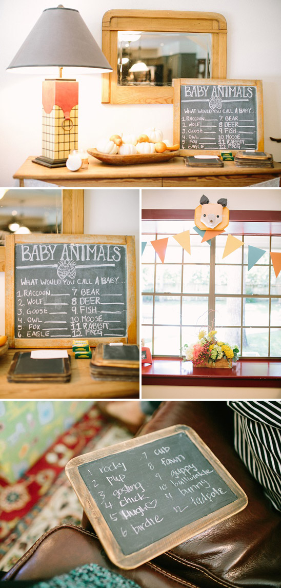 Fox Themed Baby Shower for the Fall Season