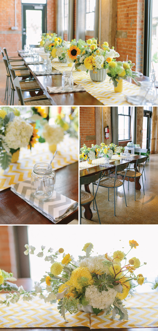 A Pretty Surprise Baby Shower in Gray, Yellow, Pink and Mint
