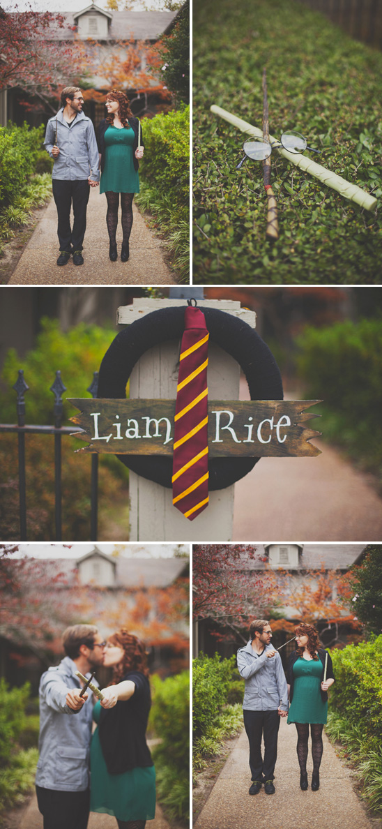 Romantic Maternity Shoot (with a Side of Harry Potter!)