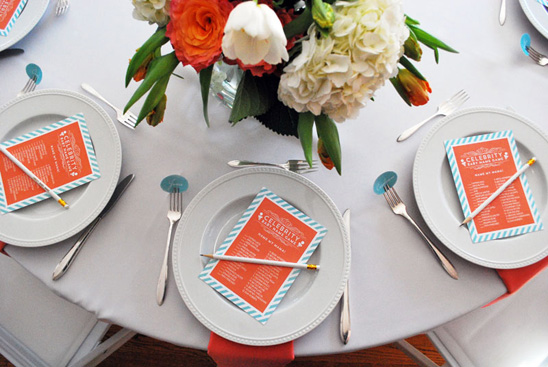 A Chic Baby Shower in Aqua and Coral
