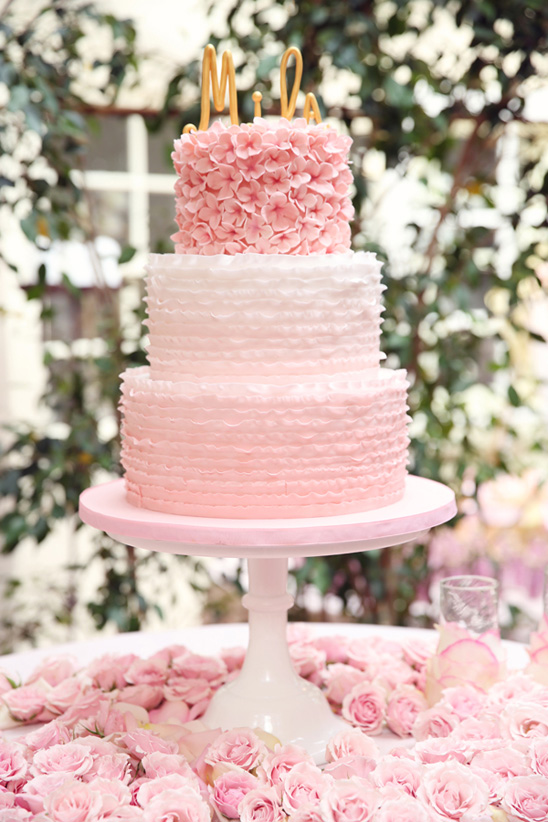 A Feminine, Elegant Baby Shower in Pink and Gold