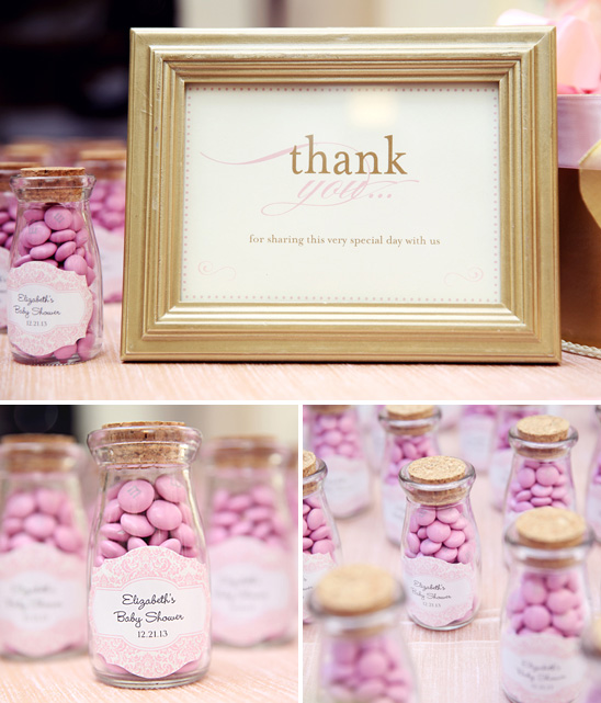 A Feminine, Elegant Baby Shower in Pink and Gold