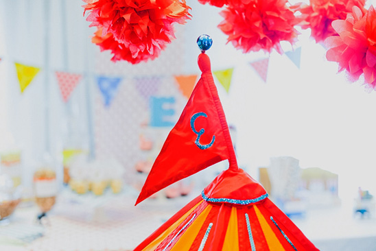 A Colorful Circus Themed Birthday Party