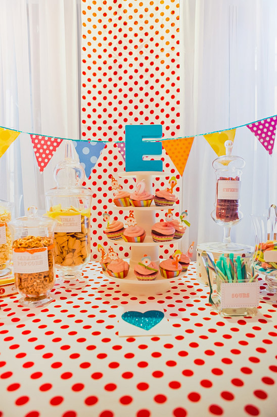 A Colorful Circus Themed Birthday Party