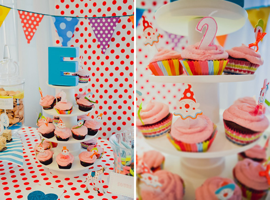 A Colorful Circus Themed Birthday Party