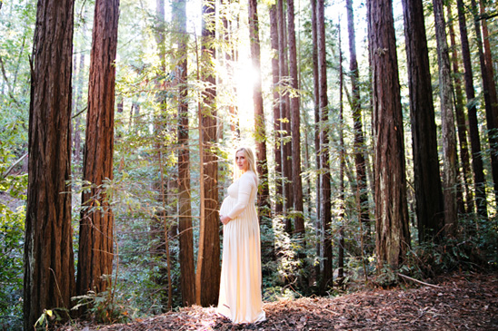 Beautiful Sunrise Maternity Shoot in the Forest