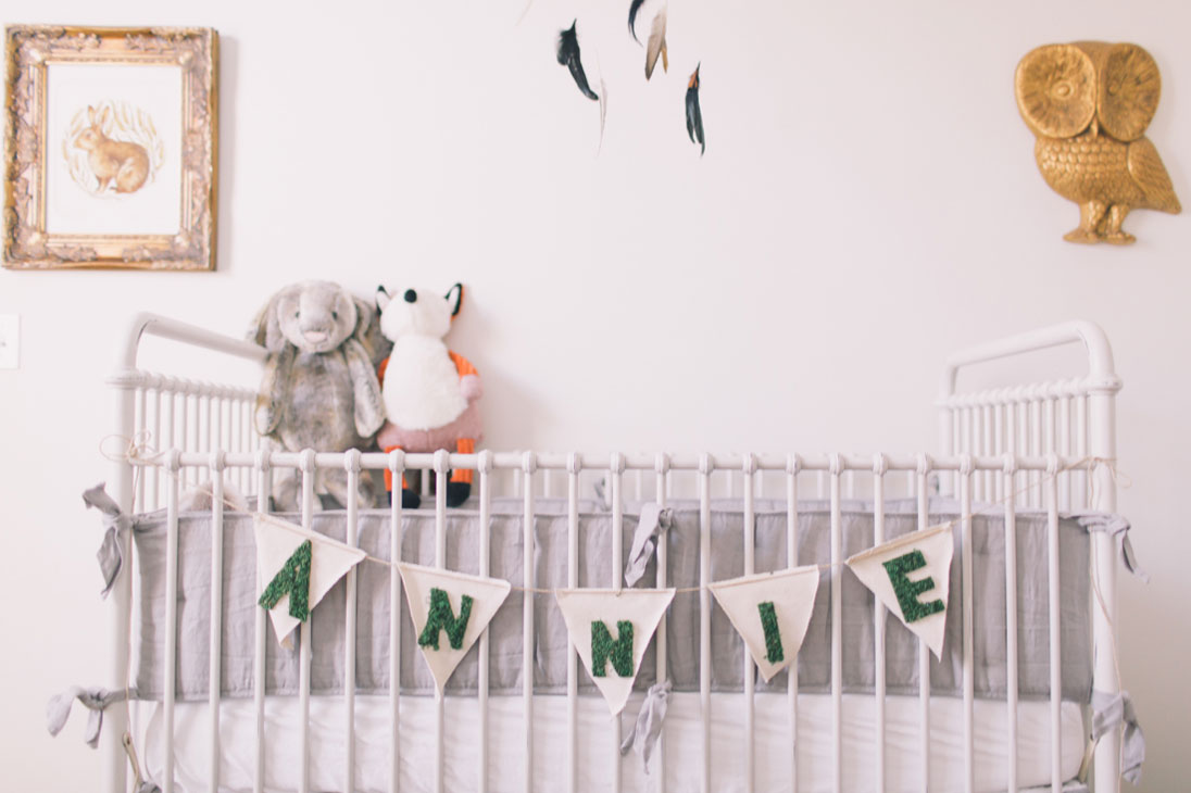 Baby Annie and Her Woodland Themed Nursery