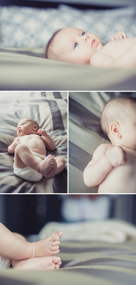 Three-month-old Portraits with Baby Girl Logan