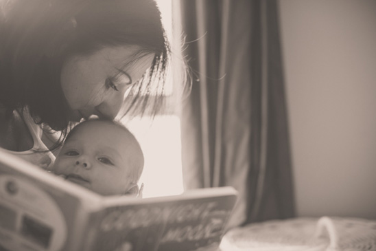 Three-month-old Portraits with Baby Girl Logan