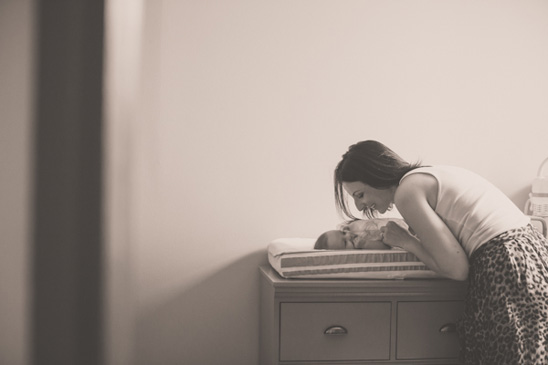 Three-month-old Portraits with Baby Girl Logan