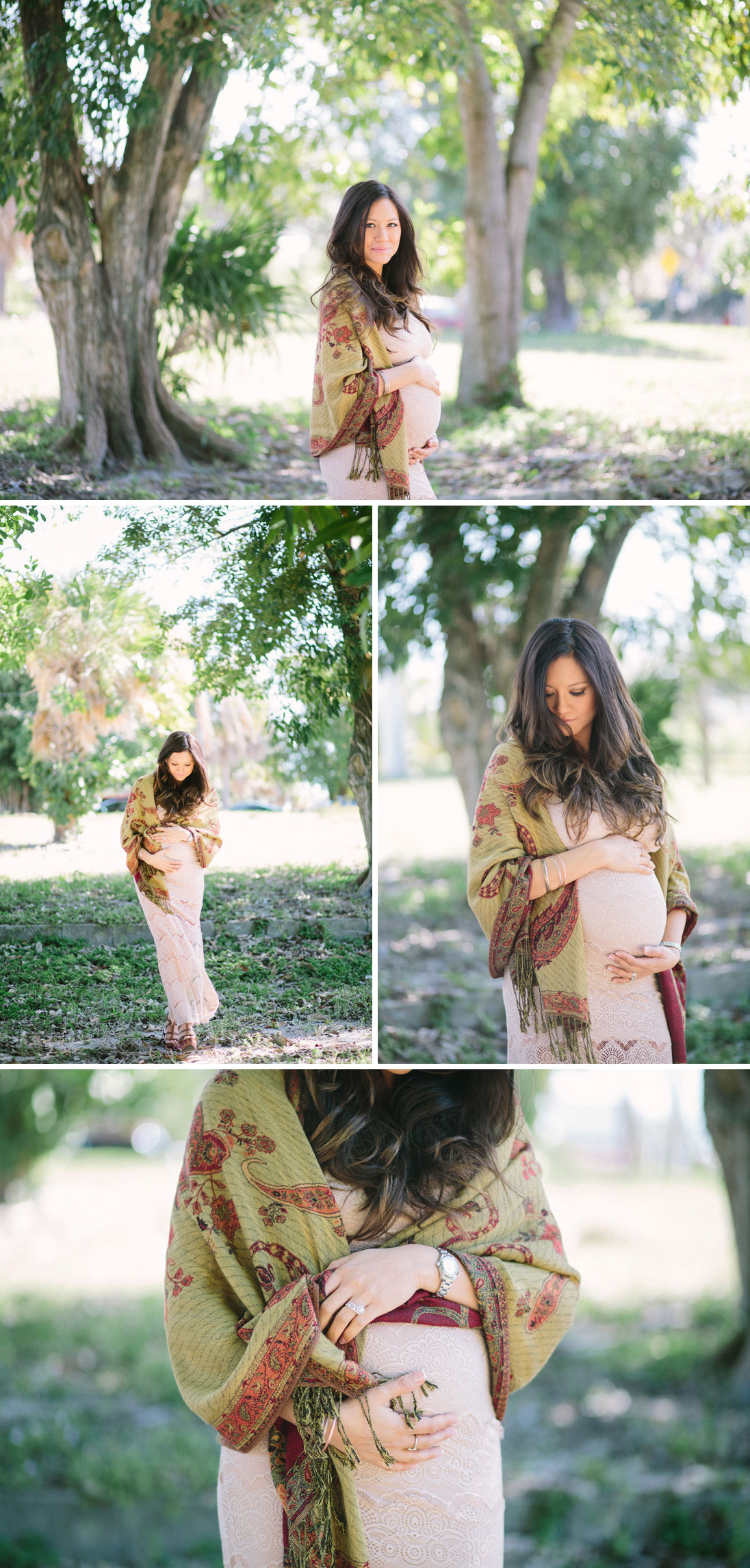 A Light, Airy Maternity Session with Bohemian Touches
