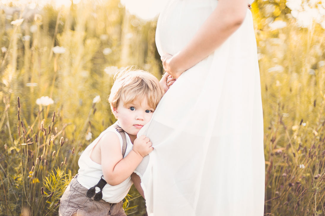 Beautiful Mother Son Maternity Shoot in Caledon