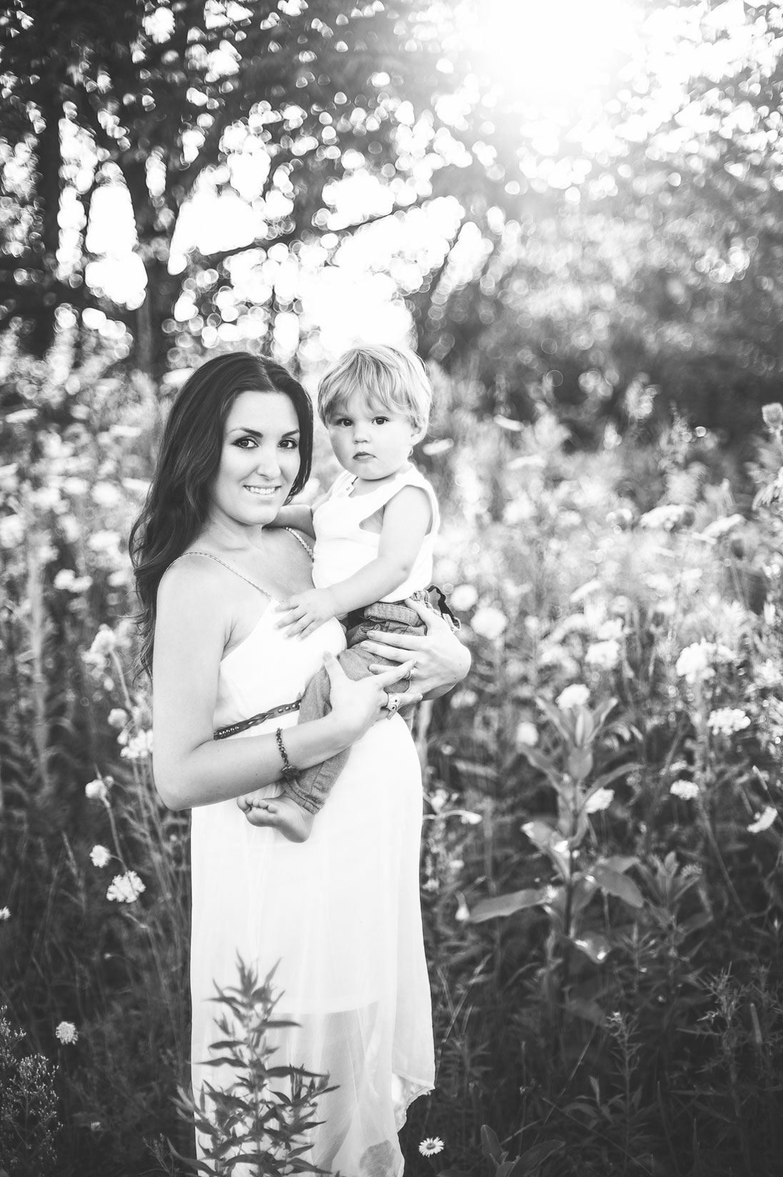 Beautiful Mother Son Maternity Shoot in Caledon