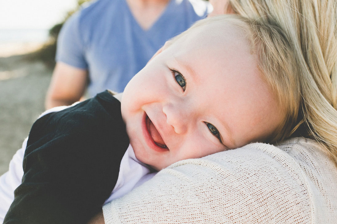 Sweet Family Shoot at Topanga State Beach