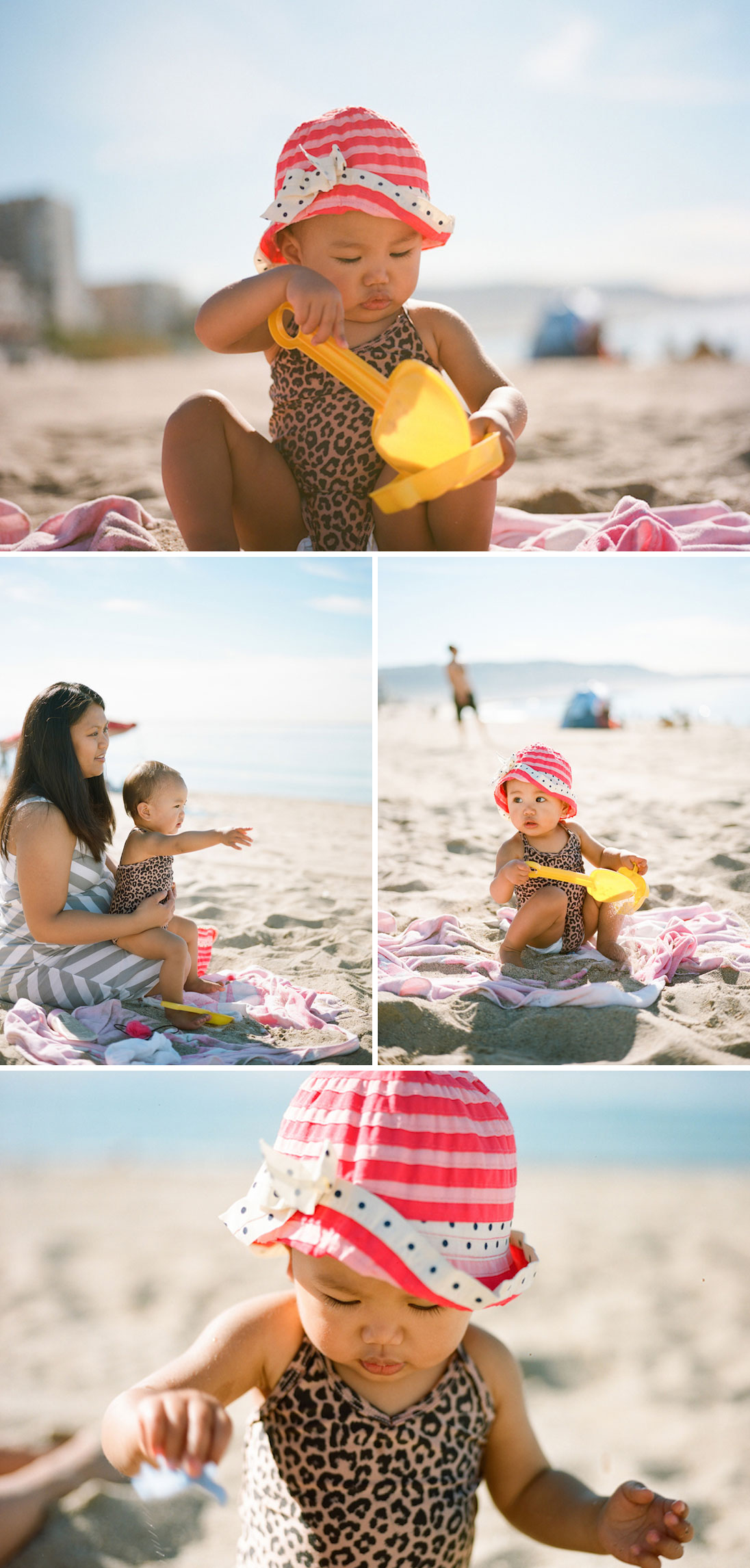 Family Maternity Session at Redondo Beach