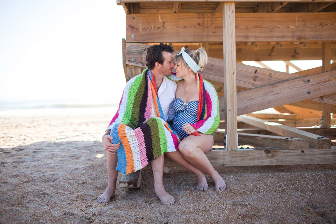 70s Inspired Maternity Shoot in St. Augustine