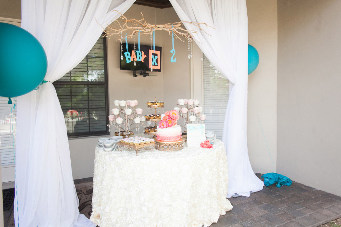 An Elegant Baby Shower with Twins on the Way