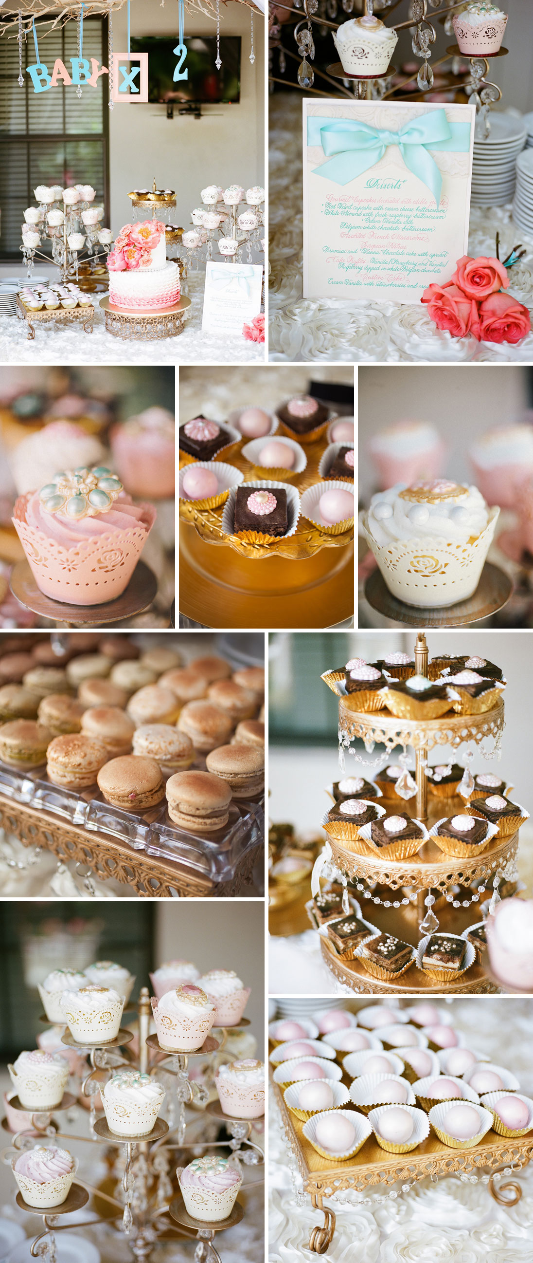 An Elegant Baby Shower with Twins on the Way