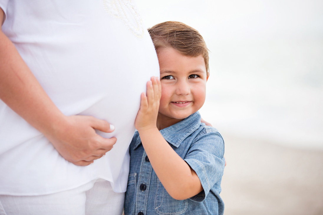 Family Maternity Shoot in Palm Beach, Florida